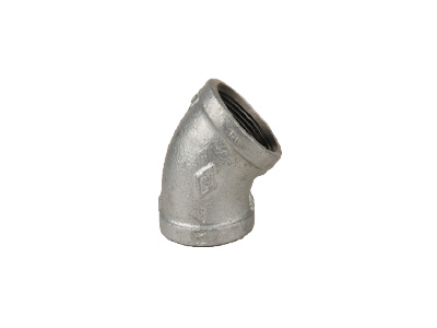 Malleable Iron 120 Elbows, 45 Degree – Galvanised