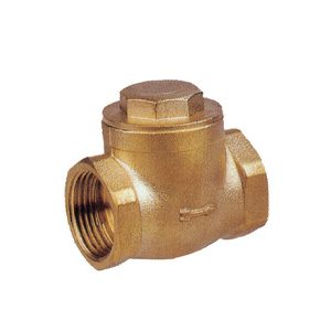 BSPP Female, Brass Swing Check Valves, Metal Seat PN10