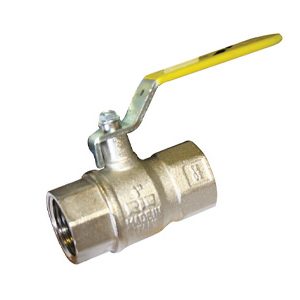 BSPP Female, Nickel Plated Brass Ball Valves, BSI Gas Approved