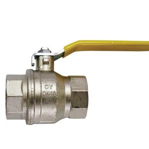 Gas Service Ball Valves, Nickel Plated Brass, BSP Ends, PN16