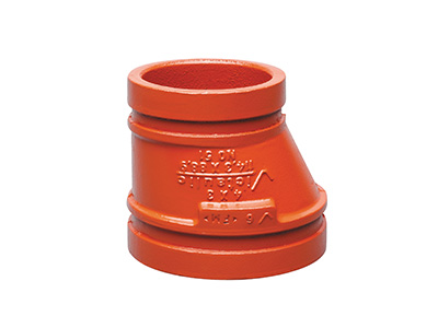 Victaulic No. 51 Eccentric Reducers, Red/Orange