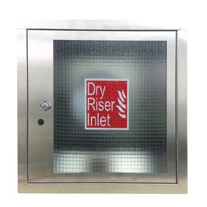 Inlet Fire Cabinet - Stainless Steel