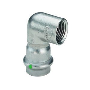 Viega Sanpress Inox Adapter elbow 90° with SC-Contur