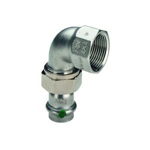 Viega Sanpress Inox Adapter union 90° with SC-Contur