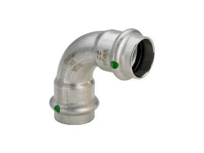 Viega Sanpress Inox Elbow 90° with SC-Contur