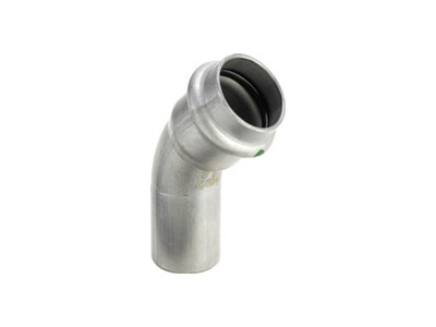 Viega Sanpress Inox M F Elbow 45° with SC-Contur