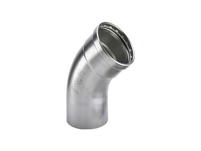 Viega Sanpress Inox XL Elbow 45° with SC-Contur