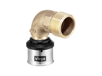 Viega Smartpress Adapter elbow 90°with SC-Contur
