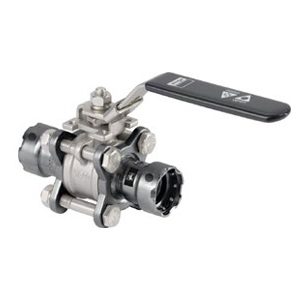 Viega Easytop Ball valve Megapress press connections 3-part
