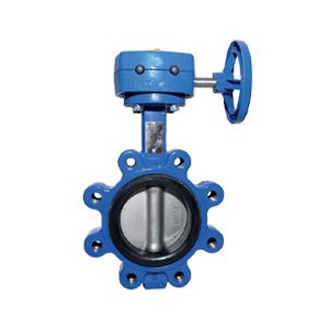 Albion Valves Art 135GB, PN16, Ductile Iron Butterfly Valve Lugged & Tapped Type with Gearbox, EPDM Liner