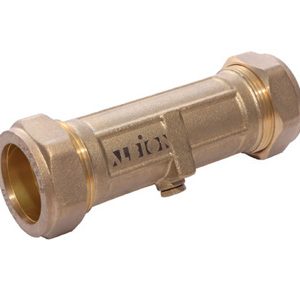 Albion Valves Art 37, DZR Brass Double Check Valve Compression Ends