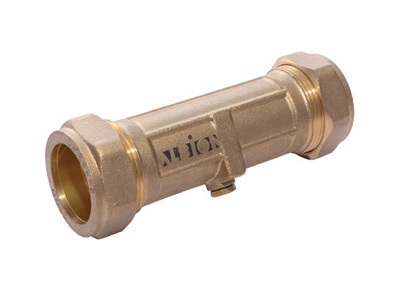 Albion Valves Art 37, DZR Brass Double Check Valve Compression Ends