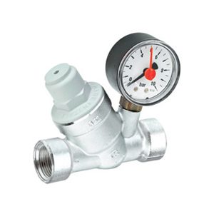 Albion Valves Art 670F, Pressure Reducing Valve with Gauge